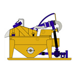MD60, Desarenador de simple ciclonado