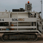 Bomba estacionaria de hormig&oacute;n Soilmec Mecbo P6.80 de segunda mano para maquinaria CFA