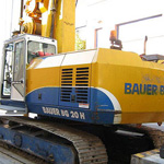 M&aacute;quina de segunda mano de pilotes con kelly para gran di&aacute;metro Bauer BG20H