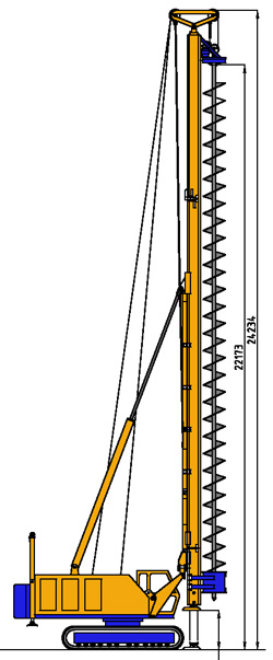 MODEL&CO,    CFA (Continuous flight auger)   ( ) BF10      