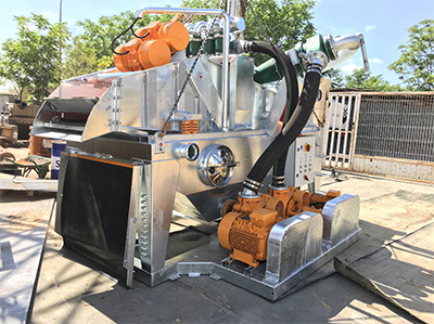 MODEL&CO, manufacturer of mud desanders of double cycloning MD190C for mud treatment for foundation engineering. MODEL&CO, manufacturer of foundation engineering equipment