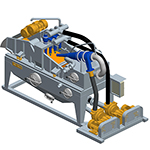 MD190D, Desander of double cycloning