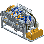 MD450D, Desander of double cycloning