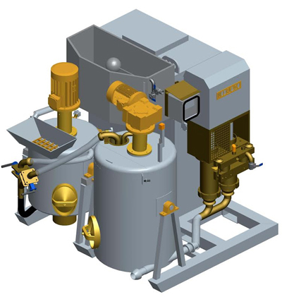 MODEL&CO, manufacturer of compact grouting sets GS100 for grouting equipment. MODEL&CO, manufacturer of foundation engineering equipment