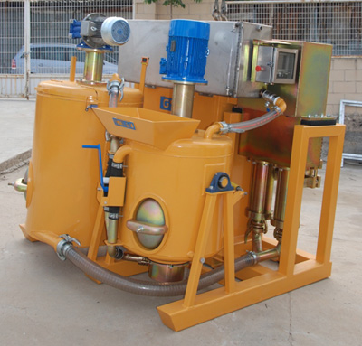 MODEL&CO, manufacturer of compact grouting sets GS100 for grouting equipment. MODEL&CO, manufacturer of foundation engineering equipment