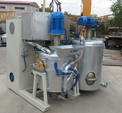 MODEL&CO, manufacturer of compact grouting sets GS100 for grouting equipment. MODEL&CO, manufacturer of foundation engineering equipment