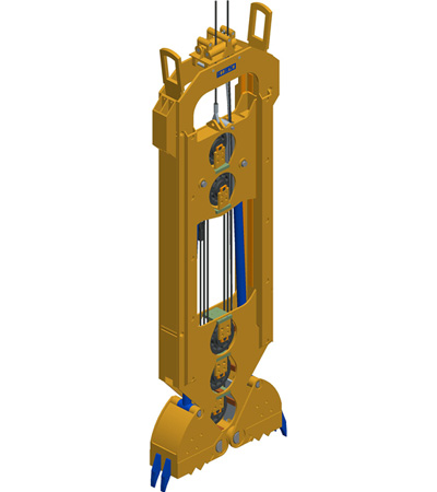 MODEL&CO, manufacturer of mechanical diaphragm wall grab CME for foundation engineering machinery. MODEL&CO, manufacturer of foundation engineering equipment