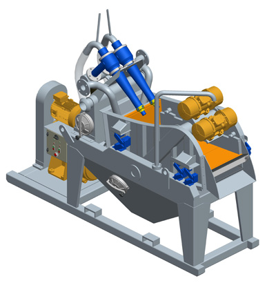 MODEL&CO, manufacturer of mini mud desanders of simple cycloning MD45 for foundation engineering. Desander for geothermal. MODEL&CO, manufacturer of foundation engineering equipment