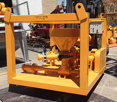 MODEL&CO, manufacturer of large capacity continuous and batch mixer MV20 for foundation engineering. MODEL&CO, manufacturer of foundation engineering equipment
