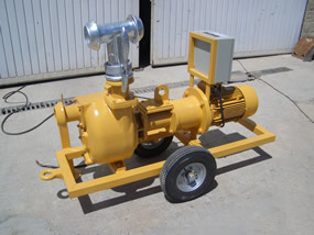 MODEL&CO, manufacturer of electric mud pumps P160E for foundation engineering. MODEL&CO, manufacturer of foundation engineering equipment