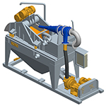 MD120,  Desander of simple cycloning