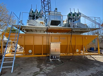 MODEL&CO, manufacturer of standard mud desanders of simple cycloning MD600 for mud treatment for foundation engineering. MODEL&CO, manufacturer of foundation engineering equipment