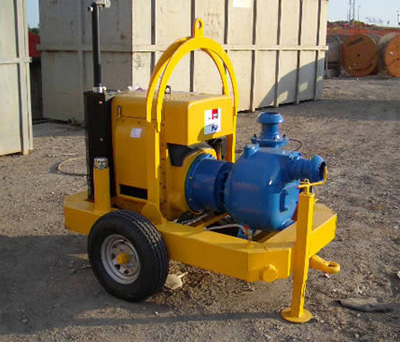 MODEL&CO, fabricante de bombas de lodos diesel autoaspirante P160D para obras de cimentaciones especiales