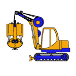 MP200-300, Cuchara hidráulica de muro pantalla
