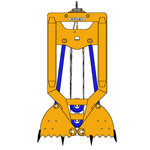 CM4, Cuchara mecánica de muro pantalla