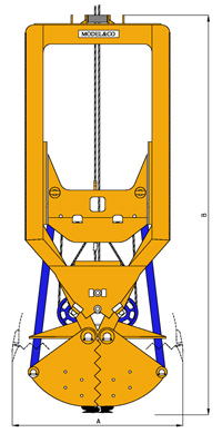 MODEL&CO, fabricante de cucharas mecánicas CML300 para maquinaria de muro pantalla para obras de cimentaciones especiales