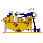 MD350D, Desarenador de doble ciclonado