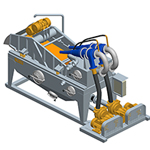 MD250, Desarenador de simple ciclonado