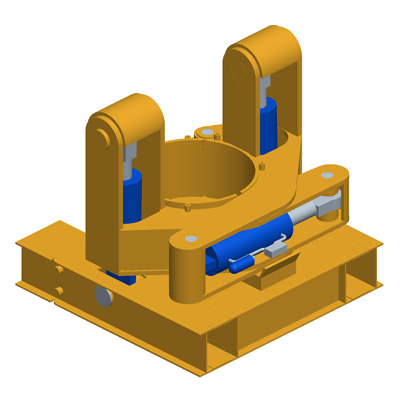 MODEL&CO, fabricante de extractor hidr&aacute;ulico de tubos de junta redonda HET1000-1500 para maquinaria de muro pantalla para obras de cimentaciones especiales