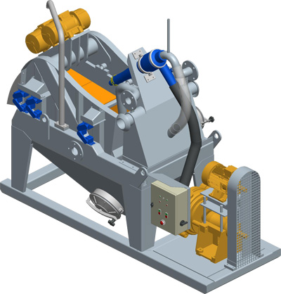 MODEL&CO, fabricante de mini desarenadores de lodos de simple ciclonado MD25 para obras de cimentaciones especiales. Desarenador para geotermia. Fabricante de maquinaria de tratamiento de lodos